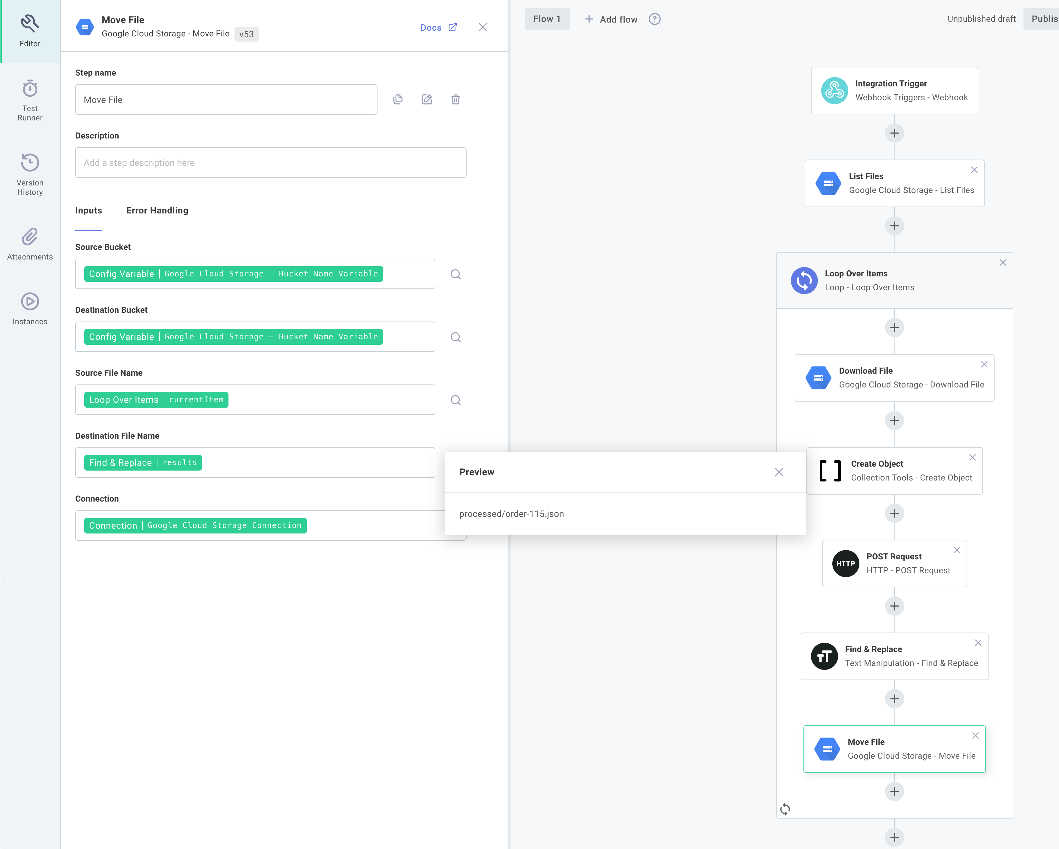 Move File inputs